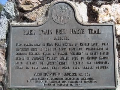 Cherokee Marker image. Click for full size.