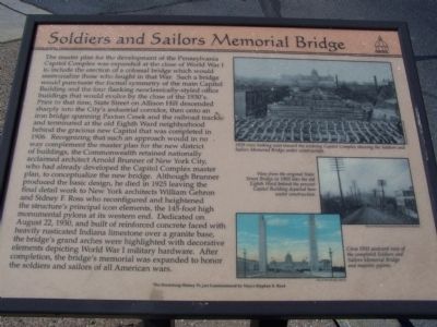 Soldiers and Sailors Memorial Bridge Marker image. Click for full size.
