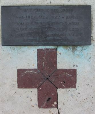 The Red Cross and Lower Plaque image. Click for full size.