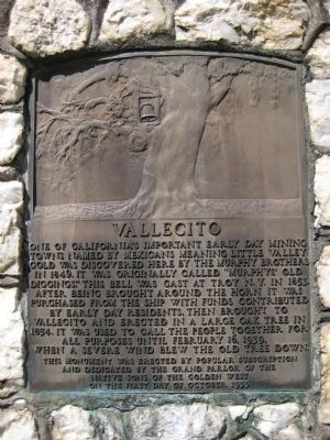 Vallecito Marker. Click for full size. Vallecito Marker image. Click for full size.