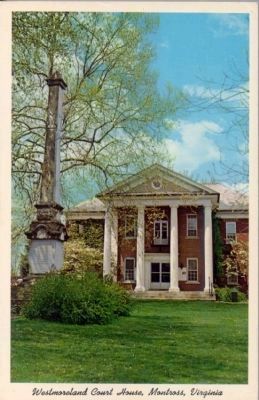 Westmoreland Court House, Montross, Virginia image. Click for full size.