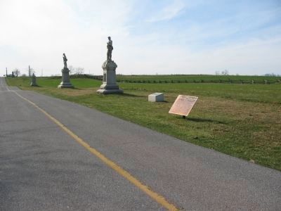 Ricketts' Division Tablet next to Several Monuments. Click for full size. Ricketts' Division Tablet next to Several Monuments image. Click for full size.