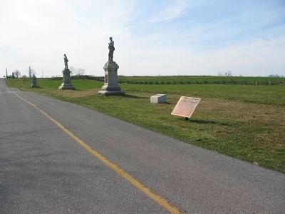 Ricketts' Division Tablet next to Several Monuments image. Click for full size.