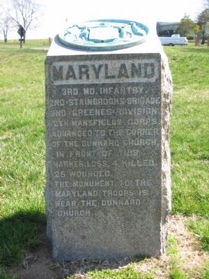 3rd Maryland Monument. Click for full size. 3rd Maryland Monument image. Click for full size.