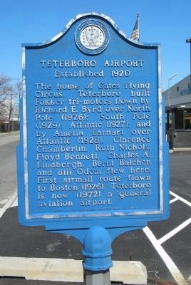 Teterboro Airport Marker image. Click for full size.