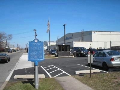 Marker in Industrial Ave.. Click for full size. Marker in Industrial Ave. image. Click for full size.