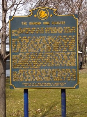 The Diamond Mine Disaster Marker image. Click for full size.