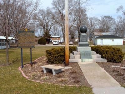 The Diamond Mine Disaster Marker and Monument image. Click for full size.