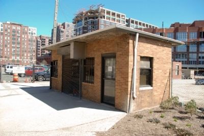 The old employee entrance and security checkpoint is all that remains of the original plant.. Click for full size. The old employee entrance and security checkpoint is all that remains of the original plant. image. Click for full size.