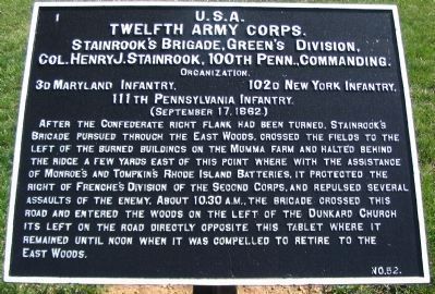Stainrook's Brigade Tablet. Click for full size. Stainrook's Brigade Tablet image. Click for full size.
