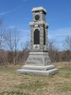 34th New York Infantry Monument image. Click for full size.