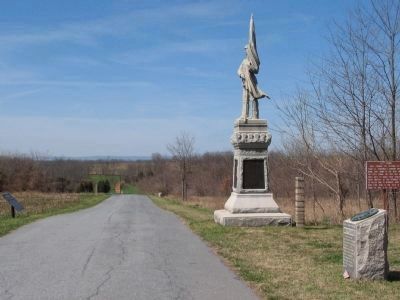 Purnell Legion and 125th Pennsylvania Monuments image. Click for full size.