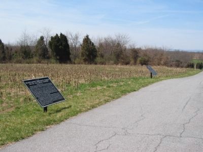 Confederate Tablets along the Smoketown Road Extension. Click for full size. Confederate Tablets along the Smoketown Road Extension image. Click for full size.