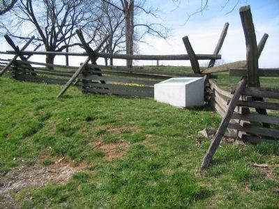 14th Indiana Monument along the Sunken Road. Click for full size. 14th Indiana Monument along the Sunken Road image. Click for full size.