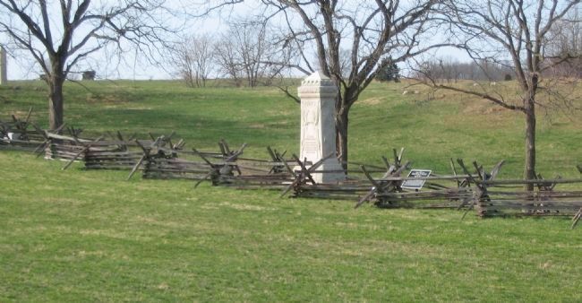 8th Ohio Infantry Monument along the Sunken Road image. Click for full size.