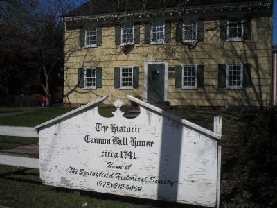 The Historic Cannon Ball House. Click for full size. The Historic Cannon Ball House image. Click for full size.