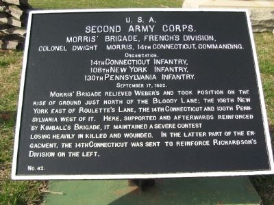 Morris' Brigade Tablet image. Click for full size.