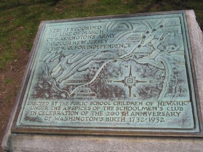 Washington's Retreat Marker. Click for full size. Washington's Retreat Marker image. Click for full size.