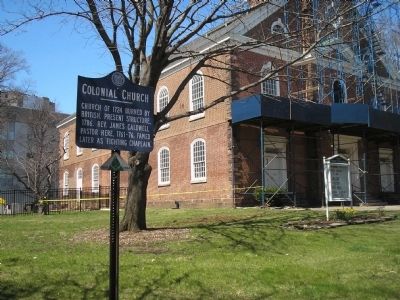 First Presbyterian Church in Elizabethtown. Click for full size. First Presbyterian Church in Elizabethtown image. Click for full size.