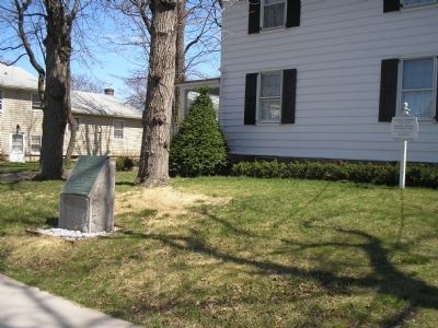 Marker at the Caldwell Parsonage. Click for full size. Marker at the Caldwell Parsonage image. Click for full size.
