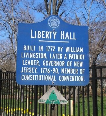 Liberty Hall Marker image. Click for full size.