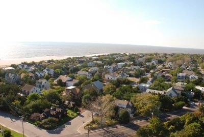 Cape May as seen from the top of the lighthouse image. Click for full size.