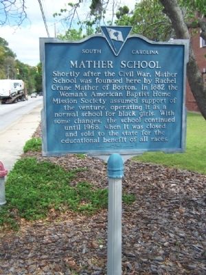 Mather School Marker image. Click for full size.