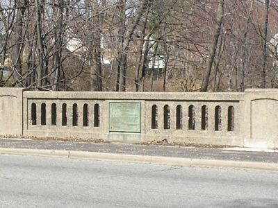 Col. Angell Marker on Bridge. Click for full size. Col. Angell Marker on Bridge image. Click for full size.
