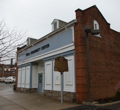 Marker at its original location. Click for full size. Marker at its original location image. Click for full size.