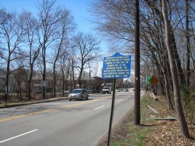 Marker at the Rahway River Bridge image. Click for full size.