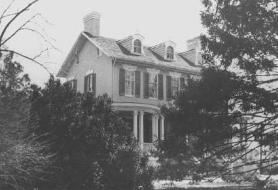 Historical photo of the Goldsborough house image. Click for full size.