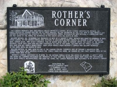 Rother's Corner Marker. Click for full size. Rother's Corner Marker image. Click for full size.