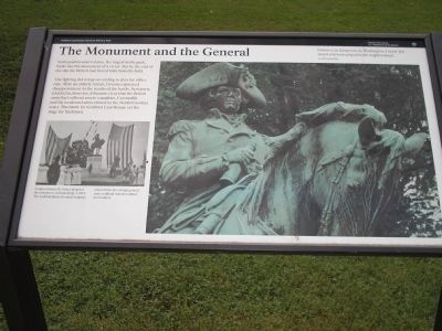 The Monument and the General Marker. Click for full size. The Monument and the General Marker image. Click for full size.