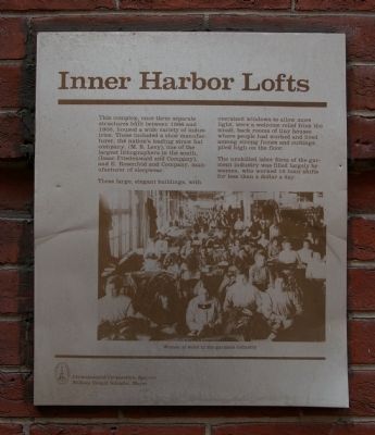 Inner Harbor Lofts Marker image. Click for full size.