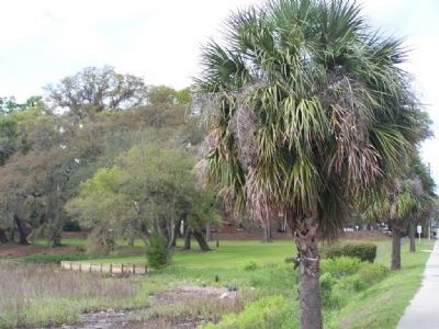 Battery Saxton site along Battery Creek, in Beaufort SC. Click for full size. Battery Saxton site along Battery Creek, in Beaufort SC image. Click for full size.