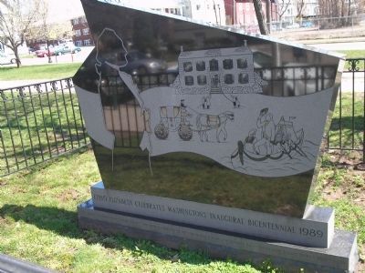 Washingtons Inaugural Bicentennial Marker image. Click for full size.