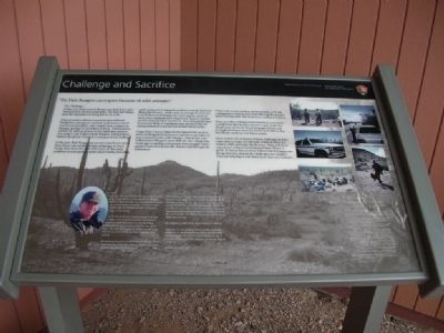 Information board in front of Visitor Center. Click for full size. Information board in front of Visitor Center image. Click for full size.