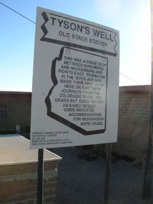 Tyson's Well Marker image. Click for full size.