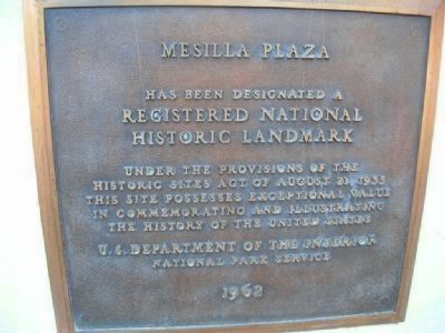 Mesilla Plaza image. Click for full size.