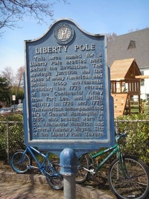 Liberty Pole Marker. Click for full size. Liberty Pole Marker image. Click for full size.