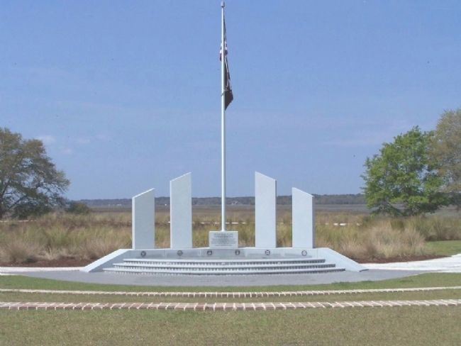 Hilton Head Island Veterans Memorial Marker image. Click for full size.