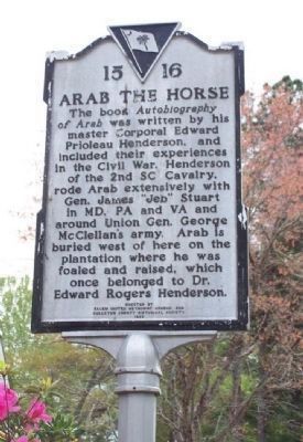 Arab The Horse Side of Marker image. Click for full size.