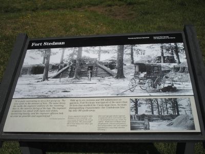 Fort Stedman Marker image. Click for full size.