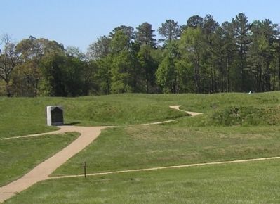 Marker at Fort Stedman. Click for full size. Marker at Fort Stedman image. Click for full size.