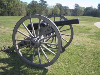 Cannon at Fort Stedman image. Click for full size.