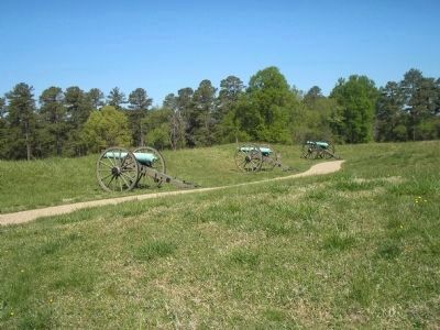 Cannons at Fort Stedman image. Click for full size.