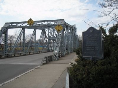 Marker at Passaic River Bridge image. Click for full size.