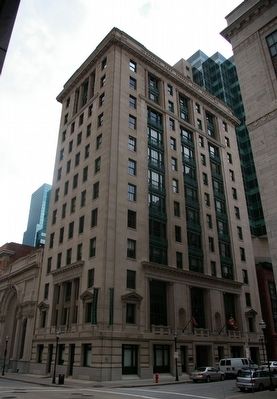 The Garrett Building and Marker image. Click for full size.
