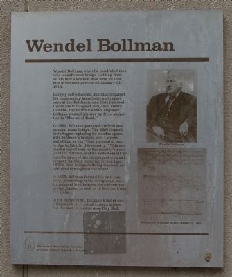 Wendel Bollman Marker image. Click for full size.