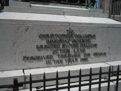 Lower Front of Monument image. Click for full size.